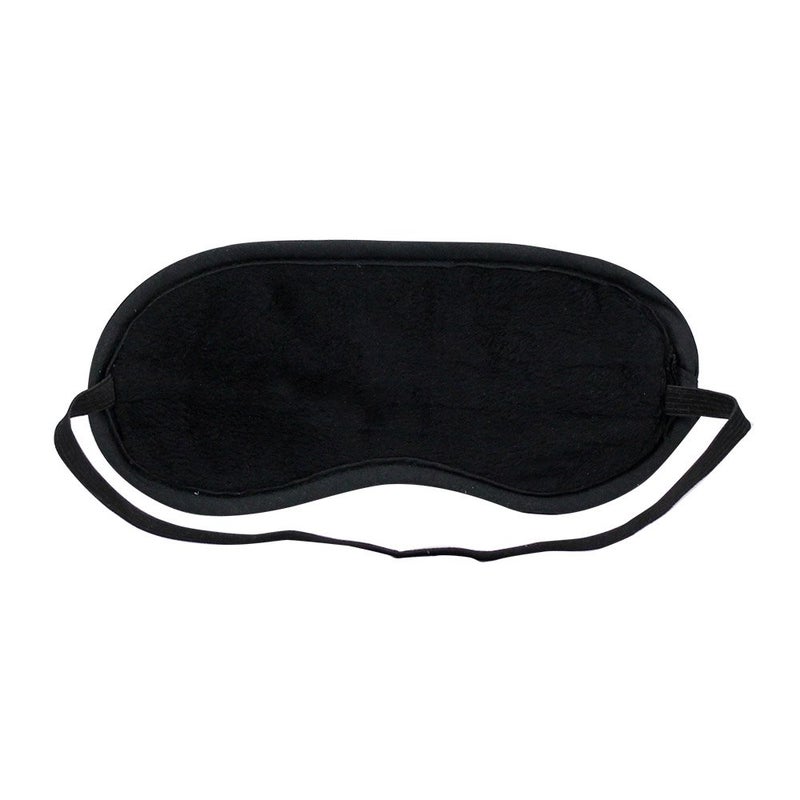 Cloudz - Memory Foam Neck Pillow with Sleep Mask: Sporty Blue/Black Plush - Image 5